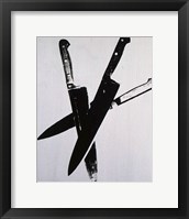 Knives, c.1981-82 (three black) Fine Art Print