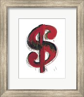 Dollar Sign, 1981 (red) Fine Art Print