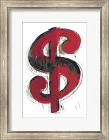 Dollar Sign, 1981 (red) Fine Art Print