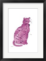 Cat From 25 Cats Named Sam and One Blue Pussy, c.1954 (Pink Sam) Fine Art Print