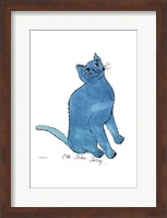 Cat From 25 Cats Named Sam and One Blue Pussy, c. 1954  (One Blue Pussy) Fine Art Print