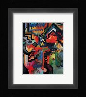 Colored composition (Hommage a` Sebastin Johann Bach) Fine Art Print