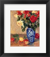 Roses in a Mexican Vase Fine Art Print