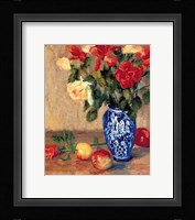 Roses in a Mexican Vase Fine Art Print