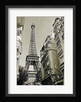 Eiffel Tower Street View #1 Fine Art Print