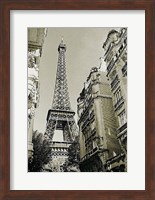 Eiffel Tower Street View #1 Fine Art Print