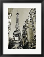 Eiffel Tower Street View #1 Fine Art Print