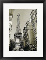 Eiffel Tower Street View #1 Fine Art Print