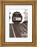 Cable Car Breaking the Crest Fine Art Print