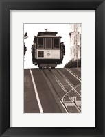 Cable Car Breaking the Crest Fine Art Print