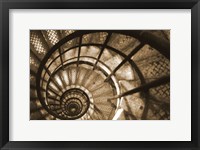 Spiral Staircase in Arc de Triomphe Fine Art Print