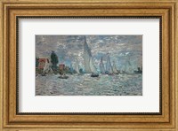 The Sailboats - Boat Race at Argenteuil, c. 1874 Fine Art Print
