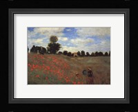 Wild Poppies, near Argenteuil (Les Coquelicots: environs d'Argenteuil), 1873 Fine Art Print