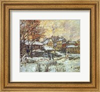 Snow Effect, Sunset Fine Art Print