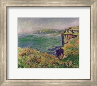 The Cliff at Varengeville, 1882 Fine Art Print