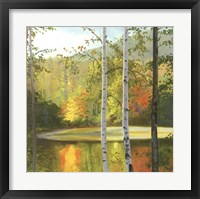 Cooper Lake, Autumn Framed Print