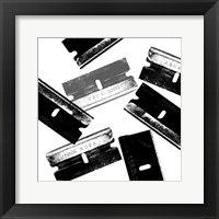 Silver Blades Framed Print