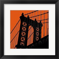 Orange Manhattan Fine Art Print