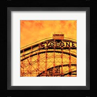 Flaming Cyclone Framed Print