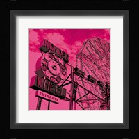 Cotton Candy Wonder Wheel Fine Art Print