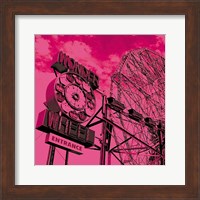 Cotton Candy Wonder Wheel Fine Art Print