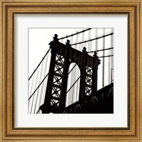Manhattan Bridge Silhouette (detail) Fine Art Print