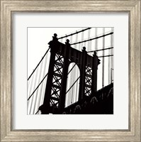 Manhattan Bridge Silhouette (detail) Fine Art Print