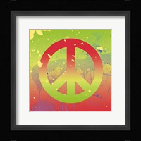 Outtasight Peace Framed Print