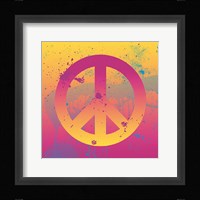 Far-out Peace Framed Print
