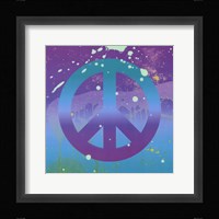 Groovy Peace Framed Print