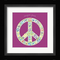Imagine Peace Framed Print