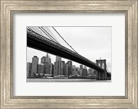 Manhattan from Brooklyn (b/w) Fine Art Print