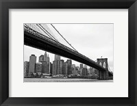 Manhattan from Brooklyn (b/w) Fine Art Print