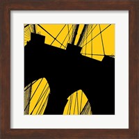 Brooklyn Bridge (yellow) Fine Art Print