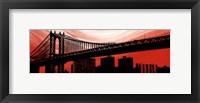 Manhattan Bridge Aura Fine Art Print