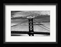 Benjamin Franklin Bridge (b/w) Fine Art Print