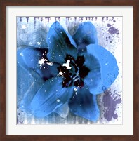 Tulip Fresco (blue) Fine Art Print