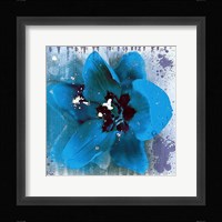 Tulip Fresco (blue) Fine Art Print
