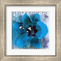 Tulip Fresco (blue) Fine Art Print