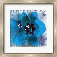 Tulip Fresco (blue) Fine Art Print