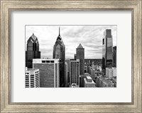 Philly Skyline (b/w) Fine Art Print