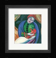 Girl with Cat II Fine Art Print