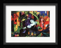 Abstract with Cattle Fine Art Print