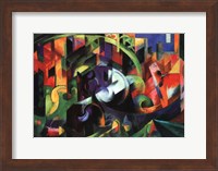 Abstract with Cattle Fine Art Print