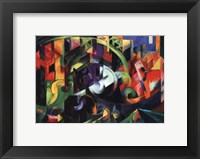 Abstract with Cattle Fine Art Print