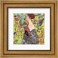 Lady with Fan Fine Art Print