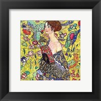 Lady with Fan Fine Art Print