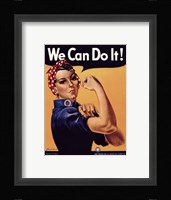 We Can Do It! Framed Print