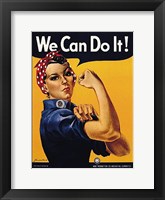 We Can Do It! Framed Print