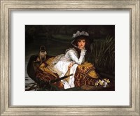 Lady in a Boat Fine Art Print